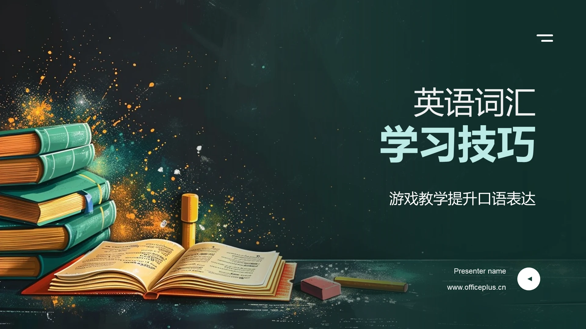 英语词汇学习技巧PPT模板