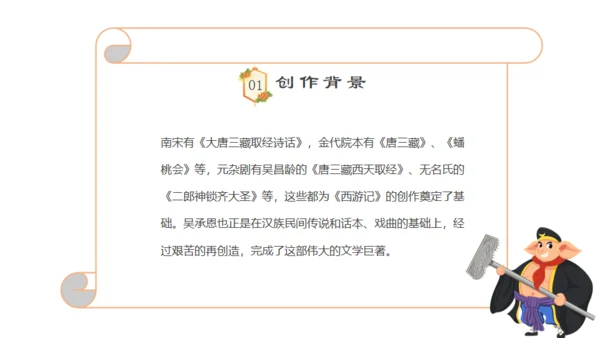 四大名著西游记语文课件通用PPT模板