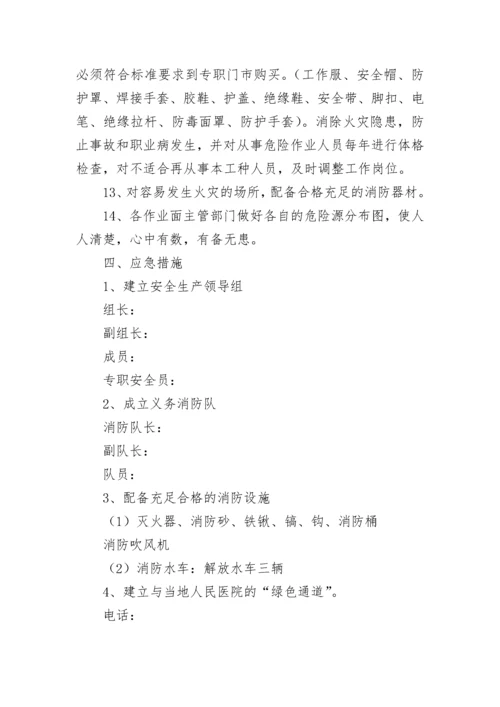 火灾应急预案参考范文.docx
