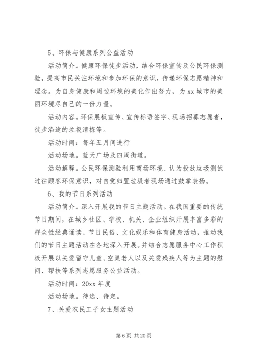 志愿者工作计划范文.docx
