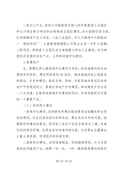 管理区上半年工作总结及下半年工作安排总结.docx