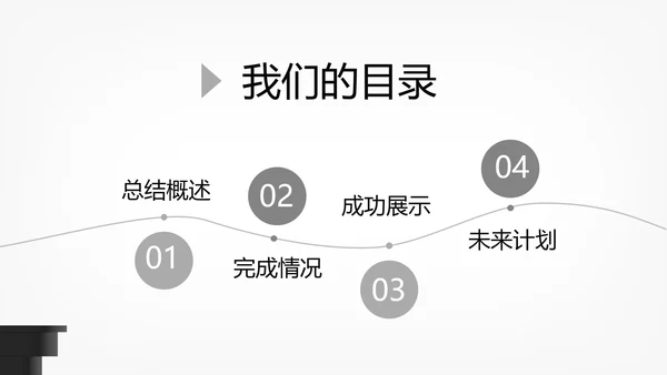 公司领导演讲商务风通用PPT动态模板