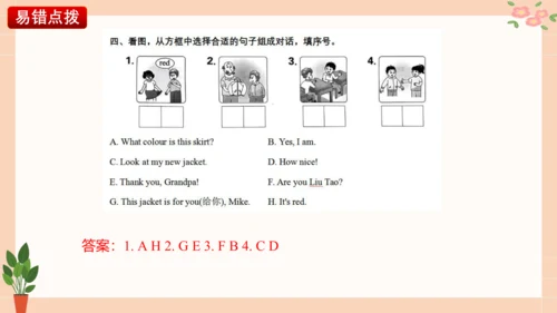 Unit 5 Look at me（复习课件）-2023-2024学年三年级英语上册期末核心考点集训