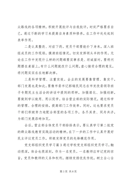 党支部组织党员学习.docx