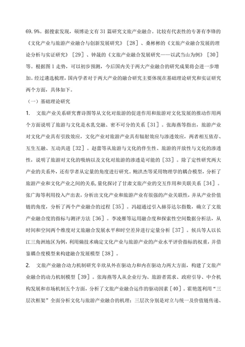 国内外旅游产业与文化产业融合研究述评