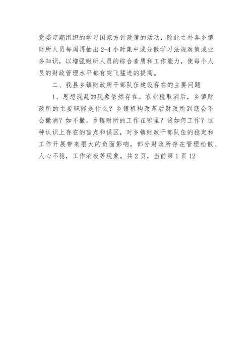 乡镇财政调研报告.docx