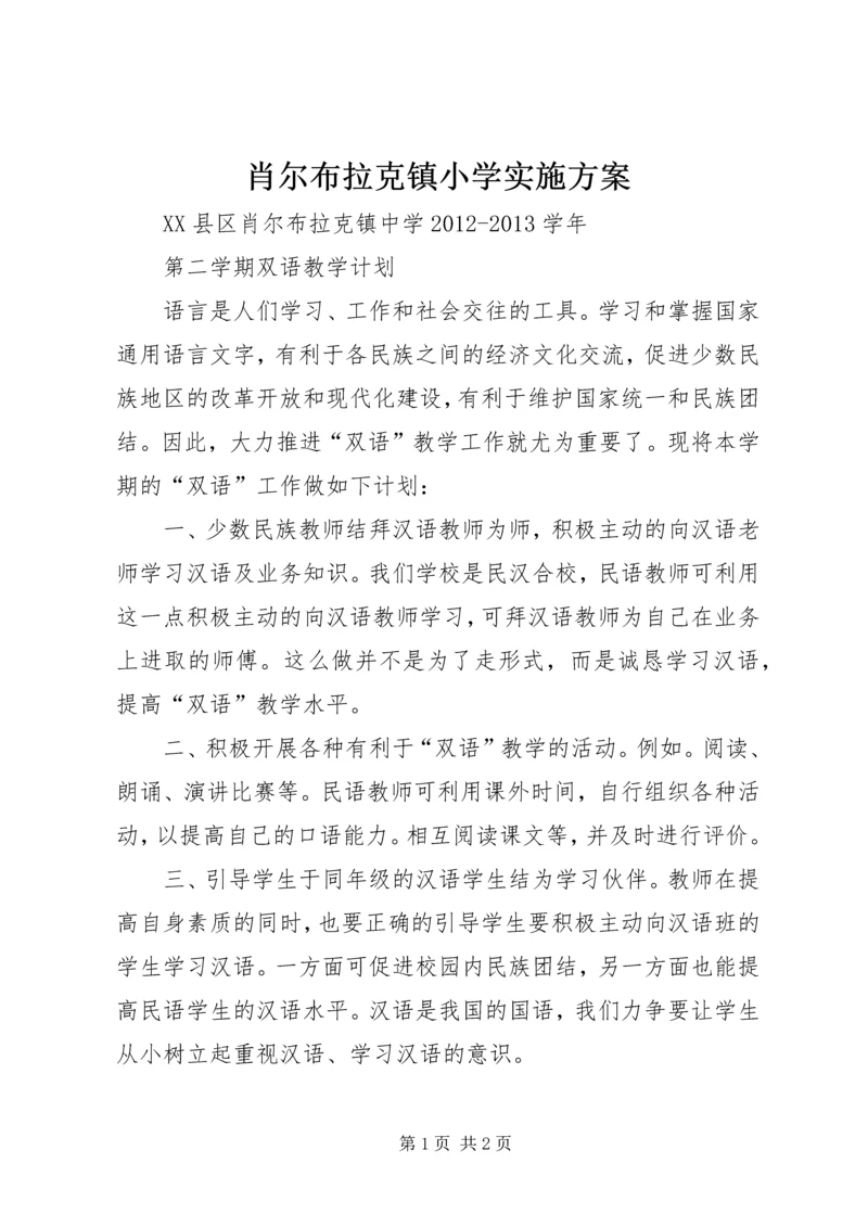 肖尔布拉克镇小学实施方案 (5).docx