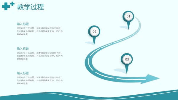 简约风绿色护理说课PPT