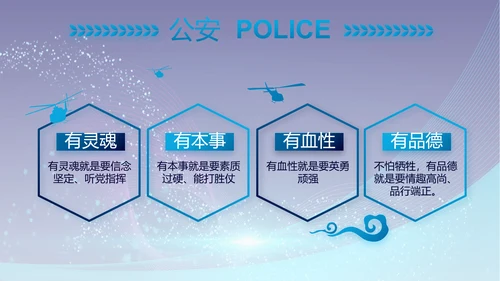 公安警察年终工作总结汇报PPT