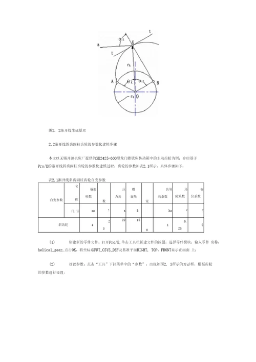 机械设计毕业论文基于Proe的齿轮建模研究