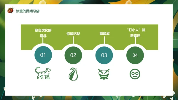 七星瓢虫惊蛰PPT模板