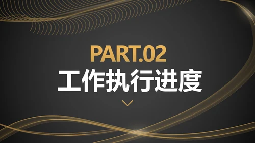 黑金工作项目总结汇报ppt模板