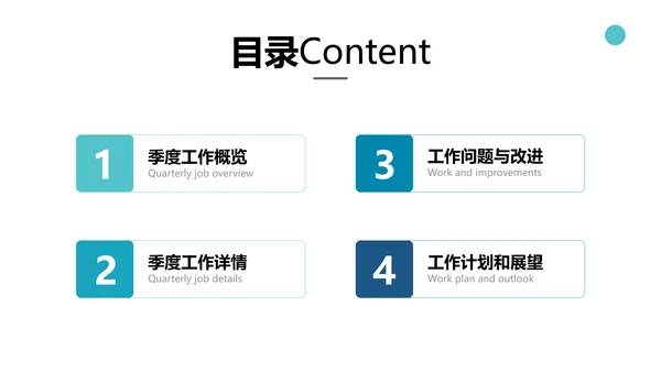 简约风湖蓝色零售销售季度工作总结计划PPT模板