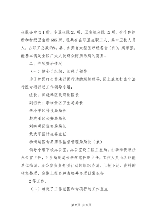 道真自治县整治医疗市场和严厉打击非法行医行动工作方案 (4).docx