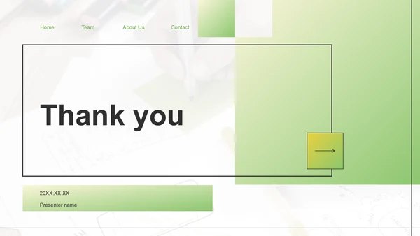 绿色简约风通用行业商务培训PPT主题