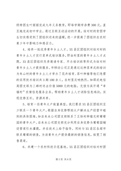 团市委青农工作汇报材料 (2).docx