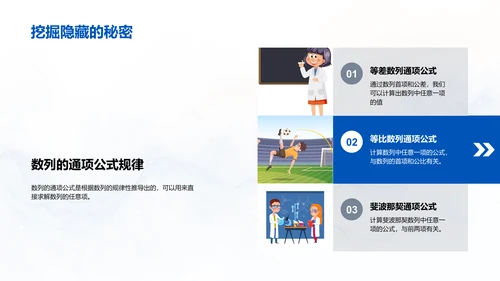 数列性质及应用教学PPT模板