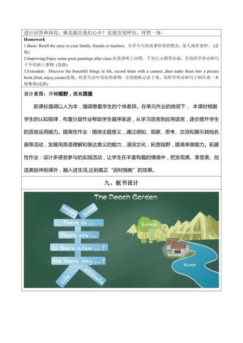 Unit 6 In a nature parkPart C Storytime 教案
