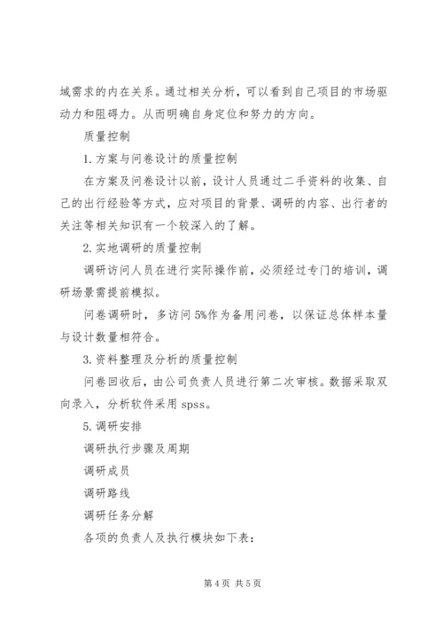 调研方案调研方案.docx