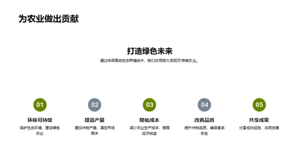 智能农业：生态高效种植