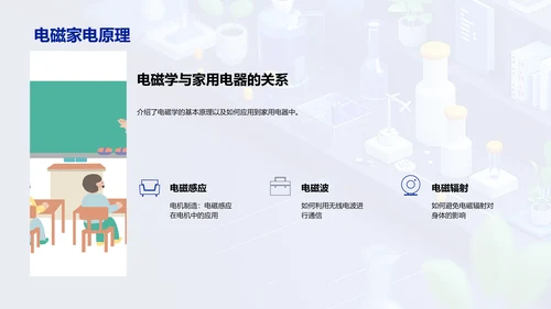 理科教师物理教学PPT模板