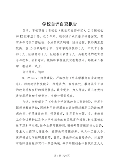 学校自评自查报告 (6).docx