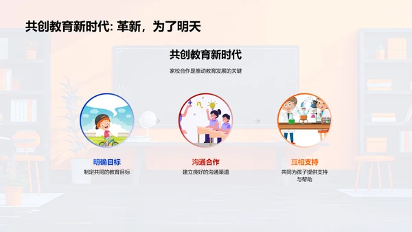 共育教育新模式PPT模板