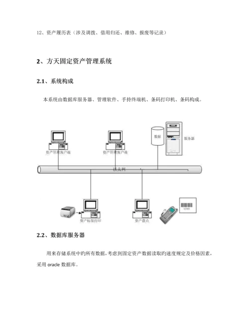 固定资产基础管理系统专题方案.docx