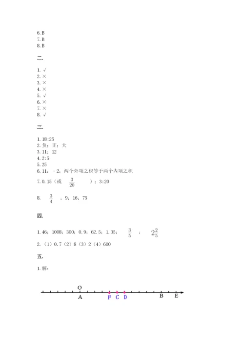 山东省济南市外国语学校小升初数学试卷精品（历年真题）.docx