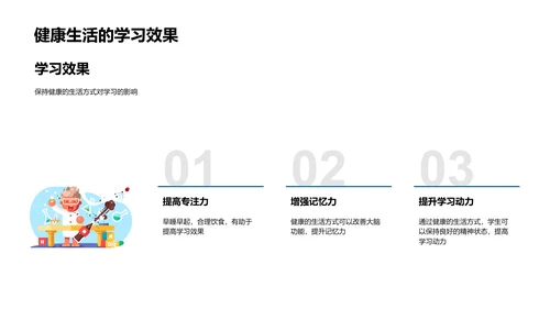 初一生活健康讲解PPT模板