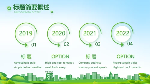绿色医疗社区防疫工作汇报PPT动态模板