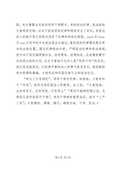 讲政治讲规矩心得体会 (4).docx