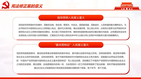 学习解读中华人民共和国宪法修正案PPT