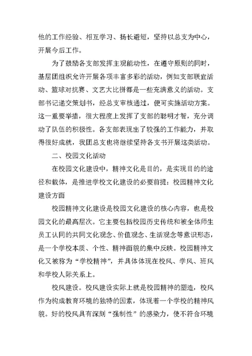 五四红旗团总支先进事迹材料