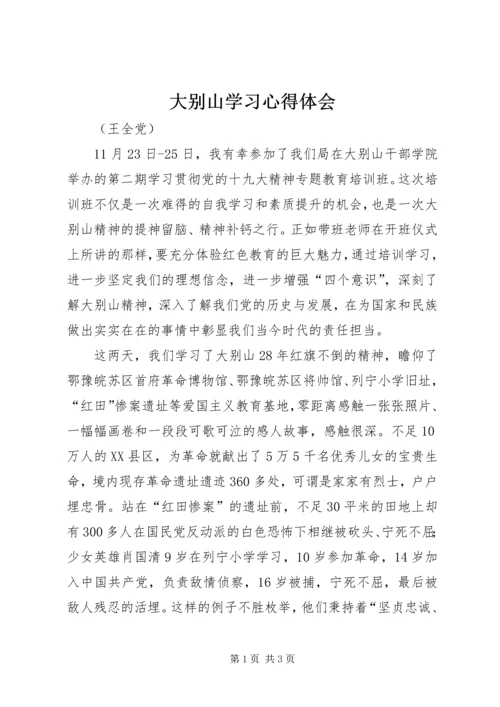 大别山学习心得体会.docx