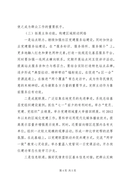 社区党建服务中心工作要点.docx