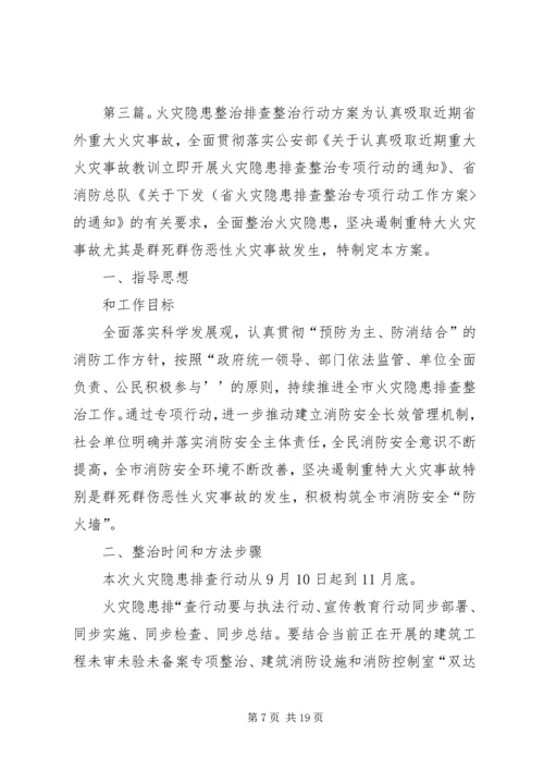 职高火灾隐患排查整治行动实施方案[定稿].docx