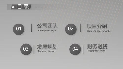 黑色炫酷美发商业计划书动态PPT