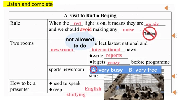 Module 10 On the radio Unit 1 I hope that you can 