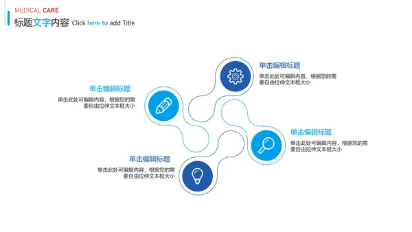 蓝色时尚医疗报告医学研究工作总结PPT模板