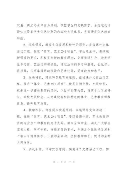 文体活动策划的实施方案大全.docx