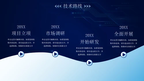未来科技风公司企业商业计划书PPT模板
