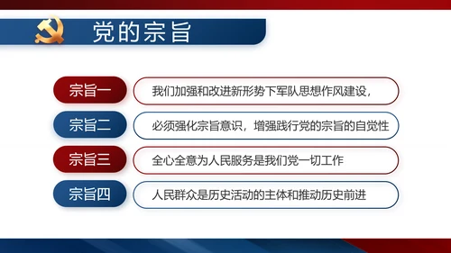 党建党支部工作总结汇报动态PPT党课