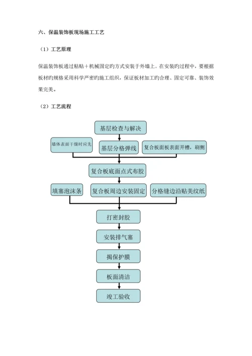 保温装饰一体板综合施工专题方案范文.docx