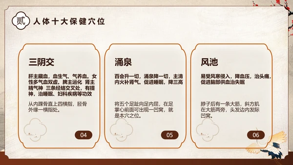 棕色中国风中医健康国风国潮中医健康宣教PPT