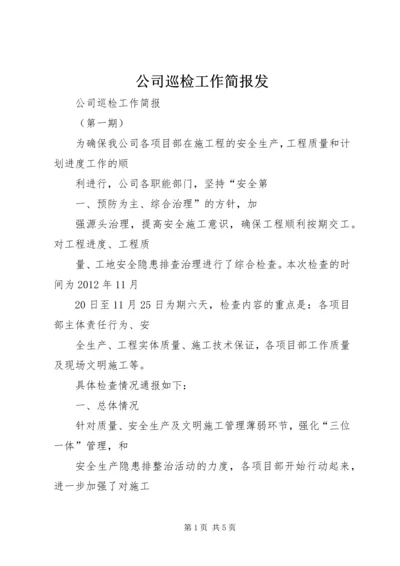 公司巡检工作简报发.docx