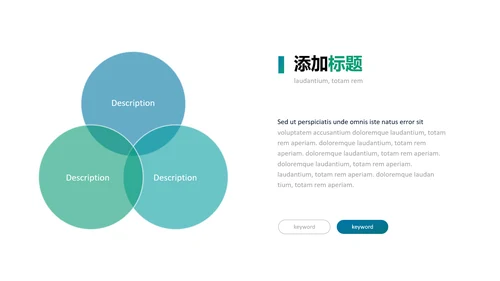 现代渐变绿创意风格公司简介商务PPT模板