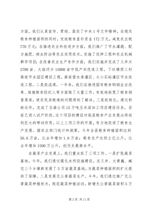 政府发展情况报告.docx