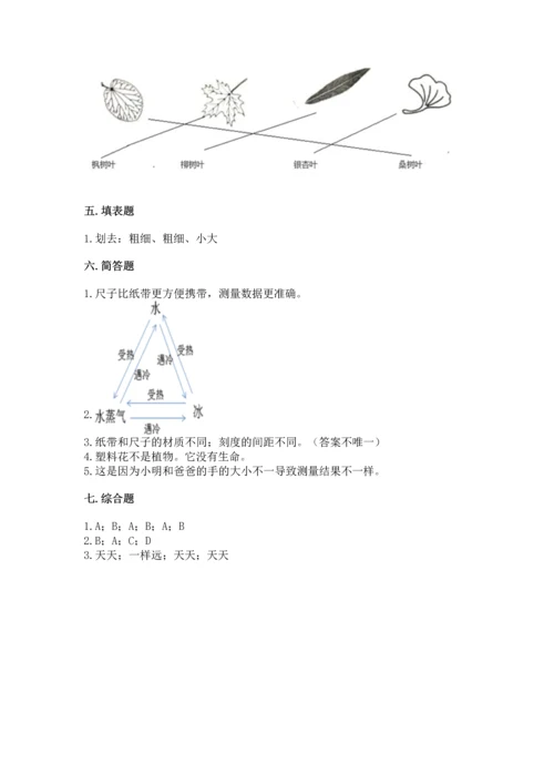 教科版一年级上册科学期末测试卷附完整答案（历年真题）.docx