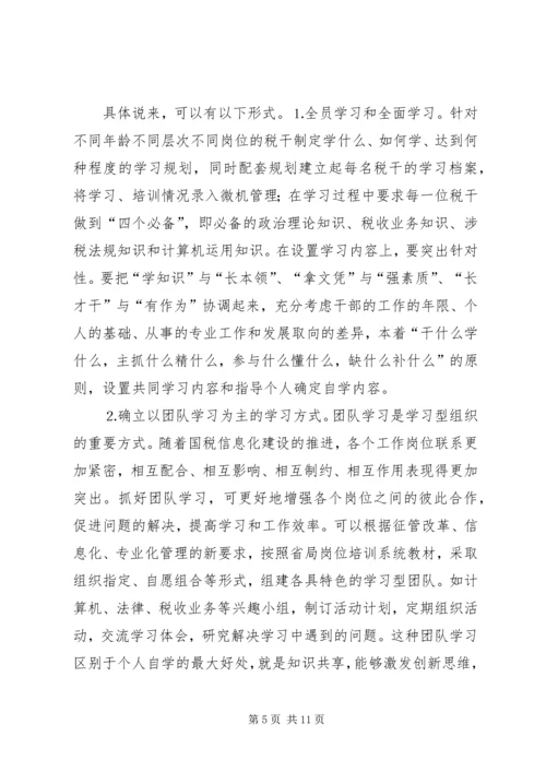创建学习型机关征文创建学习型机关之我见.docx